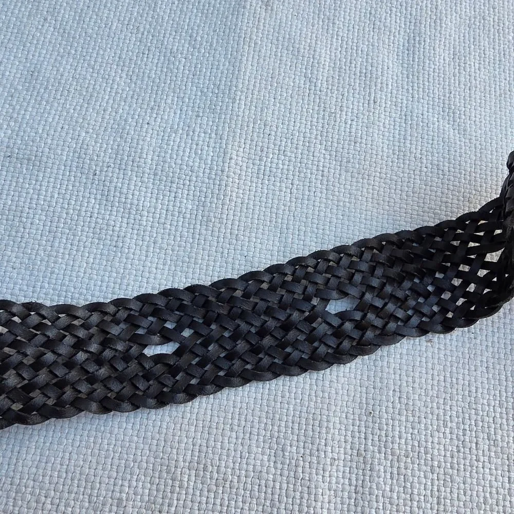 Gap woven leather belt 90s y2k